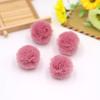 Fio de poliéster seda bola de tênis bola de lã bola de cabelo cor de doce bola de cabelo acessórios de cabelo acessórios para joias DIY