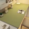 Alfombrilla de Escritorio de Cuero Ecológica de Color Sólido para Estudiantes Protección Ocular Impermeable a Prueba de Aceite Antideslizante Alfombrilla para Mesa de Café Lavable Alfombrilla para Escritorio de Estudio de Computadora