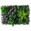 Planta verde planta artificial pared de plantas decoración Milán césped eucalipto pared de puerta colgante imagen de fondo decoración de pared de flores artificiales