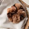 Donut de Felpa Grande para Otoño e Invierno para Mujer 2025 Nuevo Elástico de Alta Gama que No Daña el Cabello, Cuerda para el Cabello, Banda Elástica