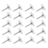 Amazon Creative Office Chinchetas Redondas Transparentes Chinchetas de Plástico con Cabeza Plana Chinchetas para Tablero de Corcho Chinchetas para Mapas En Caja