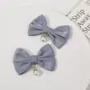 Acessórios de Laço em Tecido Cetim, Pingentes de Pérola, Decorações Artesanais DIY, Roupas, Bolsas, Acessórios, Atacado