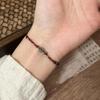 Pulsera de Cuerda Hecha a Mano con Hebilla de Seguridad Estilo Chino Nuevo Guofeng Diseño de Nicho Ins Pulsera de Cuerda para la Mano Pulsera de Pareja Nuevo Estilo 2024