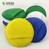 Esponja redonda para encerar de 5 pulgadas con bolsillo para uso en automóvil, esponja de cristal enchufable, directo del fabricante