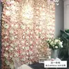 Fundo de Parede de Flores, Decoração de Parede Artificial de Flores, Flor de Seda, Ponto Popular para Fotos, Configuração de Sala de Transmissão ao Vivo, Parede de Flores de Rosas para Casamento