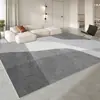 Tapete de Sofá para Janela de Canto Estilo Creme Antiderrapante de Luxo para Sala de Estar, Tapete Lavável para Quarto ao Lado da Cama, Mesa de Centro