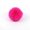 Em Estoque Fornecimento Direto DIY Bola de Pelo Falso de Coelho Bola de Pelo Fofa Chaveiro Pingente de Bolsa Acessório de Bola de Pelúcia Pingente