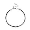 Pulsera de Cuerda Roja con Cuentas de Cremallera Ajustables, Plata S925, Estampado de Caballo Coreano, Corazón, Año Animal, Cuerda Roja, Cuerda Negra