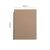 Cuaderno A5 de Piel Suave Personalizado con Patrón de Lichi de Alta Calidad para Reuniones de Negocios y Notas de Estudiantes, Set de Caja de Regalo Engrosada Japonesa
