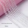 Venda Quente Transfronteiriça Contas de Vidro Cristal Contas Soltas Roda Pulseiras Facetadas Colar Acessórios de Joias Contas Planas de Cristal Contas