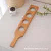 Bandeja para Tazas de Cerveza de Madera Maciza, Soporte de Madera para Tazas de Degustación de Cerveza de Barril de Pub, Bandeja de Mezcla de Madera para Cócteles de Vino Tinto