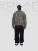 Chaqueta para Hombre de Comercio Exterior Europeo y Americano con Forro de Lana de Cordero, Sudadera con Capucha y Cremallera de Bloques de Color, Estilo Unisex