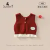Chaleco para Niña 2026 Otoño Nuevas Llegadas Ropa para Bebés y Niños Pequeños Cárdigan de Punto Prendas de Abrigo Top para Bebé Ropa Interior