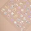 Redanco5D Embutido Popular Adesivo para Nail Art Concha Luz Laço de Natal Adesivo Estéreo para Unha Dr1330
