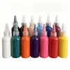 Botella con Punta para Pintar Kidsren de 60 ml Pintura Acrílica Muñeco de Yeso para Manualidades Pintura de Pared Pintura Texturizada Set de Pinturas