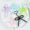 Pingente Fashion Colorido com Laço Esmaltado Acessórios de Joia DIY Liga Chaveiro Bolsa Charme para Roupa