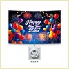 Tecido de Fundo de Ano Novo Personalização Decoração de Festa de Festival Arranjo Exclusivo de Comércio Exterior da Amazon Banner Fonte de Fábrica
