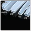 Tira de sellado impermeable para puerta de ducha de cristal, tira de sellado sin marco, tira de goma blanda impermeable y a prueba de polvo para balcón, venta directa de fábrica