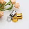 Tampa Eletroquímica de Alumínio Dourada, Tampa Rosqueada Dourada, Tampa de Frasco de Óleo Essencial, Frasco de Perfume com Spray, Tampa de Óleo Essencial, Estoque Pronto do Fabricante