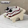 Estante de Zapatos de Almacenamiento de Doble Capa de Plástico Gabinete de Zapatos de Doble Capa Estante Gabinete Gabinete de Zapatos para el Hogar Estante de Almacenamiento de Zapatos de Múltiples Capas
