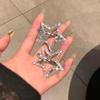 Pinza para el Cabello de Estrella con Pedrería de Gama Alta Pinza Lateral para Flequillo Pinza de Pato para la Frente Pinza de Estrella de Cinco Puntas Accesorios para el Cabello Y2K
