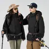 Chaqueta Exterior Impermeable Cortavientos Primavera/Otoño 2026 Ropa de Montañismo Chaqueta de Viaje para Hombre Estilo Unisex para Pareja