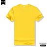180g algodão poliéster CVC gola redonda masculina camiseta personalizada logotipo impresso empresa camisa de publicidade cultural camisa manga curta macacão