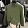 Sudadera casual, capa base, cuello alto, manga larga para hombre, elegante, color liso, cálida, a la moda, otoño/invierno, moderna, nuevo diseño de forro polar alemán