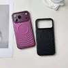 Aplicável à Capa de Celular Apple 18promax Padrão Onda Vinho Tinto Magnético iPhone17 Cobertura Total Proteção Contra Queda