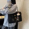 Bolsa Tote Casual Retrô Transfronteiriça para Mulheres 2025 Outono Nova Tendência Grande Capacidade Estilo Estrangeiro Luxo Leve Ombro Único Transversal