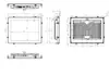 Monitor de computadora integrado de grado industrial con pantalla táctil capacitiva sumergible de 15 pulgadas, pantalla HD, computadora industrial inteligente