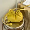 Cross2026 Verano Nuevo Estilo Simple Cuero Suave Moda Bolso Bolso Cubo Color Sólido Estilo Coreano para Mujer Bolso de Hombro Único Cruzado