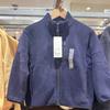 Roupa infantil japonesa para meninos e meninas jaqueta de fleece com zíper jaqueta de manga comprida de fleece quente 473354
