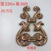 Accesorios de Acero Inoxidable 304 Botella del Tesoro Flor Estilo Europeo Flor Puerta Principal Valla de Patio Puerta Antirrobo Piezas Florales Decorativas para Ventanas Oro Titanio
