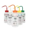 Frete Grátis Frasco Lavador de Plástico Frasco Lavador Para Uso em Laboratório Frasco Lavador Colorido Bico Curvo Tubo Curvo Frasco de Enxágue 500ml