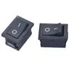 Interruptor basculante de 15*21 mm con certificación US, interruptor de encendido de electrodoméstico de 2 pines y 2 posiciones, interruptor KCD1 ignífugo
