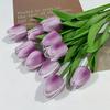 Ramo de Tulipanes, Adornos para Regalo de Boda en Casa, Flores Artificiales, Flores Inmortales Hidratantes, Flores Pequeñas de Yiwu, Flores Artificiales de PU
