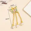 Colgante antiguo de oro estilo chino con cuenta de gota de aceite tridimensional, colgante con material para pulsera de cuentas DIY, collar, joyería