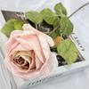 Série de casamento flor artificial única rosa não tecida flor artificial flor de proposta fileira de flores decoração de local de liderança de estrada flor