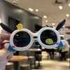 Gafas de sol polarizadas para niños con forma de Pikachu de dibujos animados, gafas de sol suaves para bebé, cachorro, orejas largas, silicona, nuevas