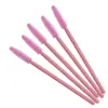 50 Piezas/Paquete Cepillo de Pestañas de Silicona Cepillo para Pestañas de Ojos Rodillo Palito para Pestañas Torre Portátil Color Cabezal de Cepillo de Silicona