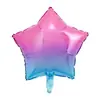 Globo de Película de Aluminio Estrella de Cinco Puntas Amor Gradiente 18 pulgadas Transfronterizo 18 pulgadas Globo Gradiente Arcoíris Rosa Blanco Azul Blanco