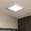 Luz Principal de Sala de Estar, Lámpara de Nube Medieval, Lámpara de Techo, Protección Ocular de Espectro Completo, Lámpara de Vestíbulo con Textura de Madera de Nogal Retro