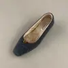 ¡Aumento de la altura interior! Zapatos Bajos Estilo Retro Chanel con Forro de Felpa Añadido, Zapatos de Algodón Cálidos para Mujer, Zapatos Blancos Peludos Estilo Francés para Otoño e Invierno