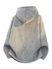 Venta al por mayor transfronteriza de chaquetas irregulares con cremallera y estampado de cebra, sudaderas con capucha de otoño de moda para hombre estilo americano, corte holgado, para adolescentes