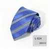 Corbata Leer Nueva Serie Azul 8cm poliéster traje de negocios corbata jacquard corbata al por mayor fabricante en stock