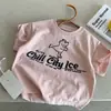 Camiseta Infantil 2026 Verão Novo Estilo Crianças Bebê Casual Desenho Animado Manga Curta Meninos e Meninas Verão Tops Multicor