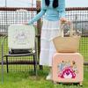 Mala de 18 polegadas Desenho Animado Mini Mala de Bordo Leve Roda Silenciosa Sitable Mala Trolley Infantil 20 polegadas Mala com Senha