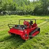 Cortacésped Rastreador Controlado Remotamente Personalizado, Cortacésped Trepador Inalámbrico Controlado Remotamente para Huertos, Jardines, Céspedes y Deshierbe de Terrenos Baldíos
