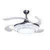 Lámpara Ventilador de Restaurante Lámpara Ventilador de Techo 2025 Nueva Lámpara Araña para Sala de Estar Lámpara Araña Ventilador Invisible Doméstico Integrada Lámparas Zhongshan
